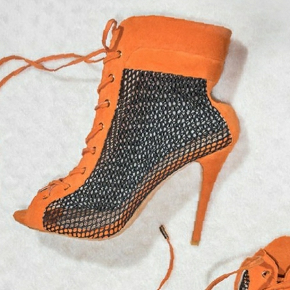 Suede meets Mesh Sexy NWOT